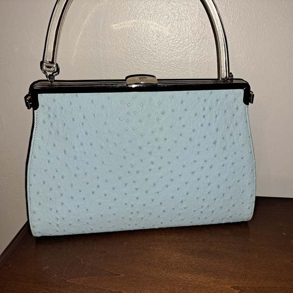 Vi Tage, 1950s, Elegant Blue/Brown Or Black Handbag - Picture 2 of 12